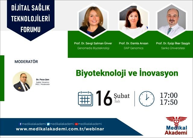 Dijital Sağlık Teknolojileri Forumu: 6 - Biyoteknoloji ve İnovasyon