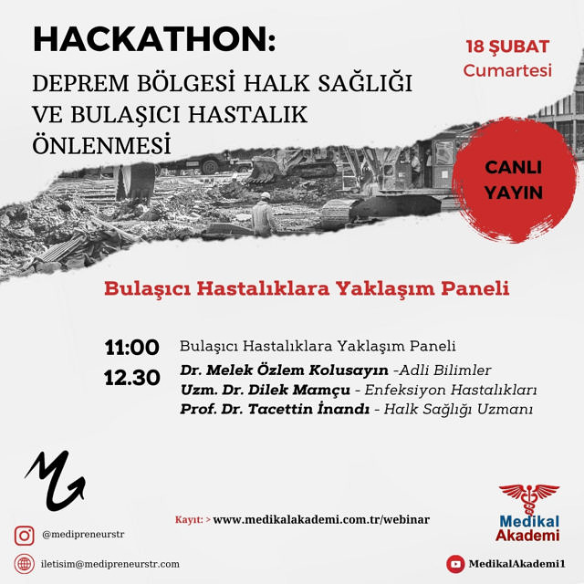 Hackathon: Bulaşıcı Hastalıklara Yaklaşım Paneli / İkinci Oturum